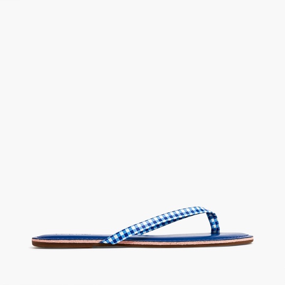 Flip Flops J.Crew Brand New Blue size 8-9 - Picture 2 of 7